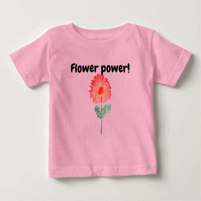 Flower Power T- Shirt (Front)