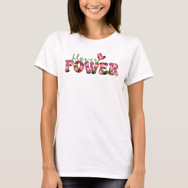 Flower Power tee (Front)
