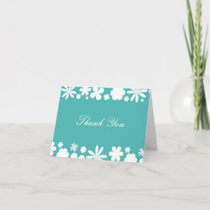 Flower Power Thank You Note Card