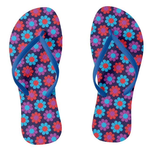 Flower Power Thongs (Footbed)