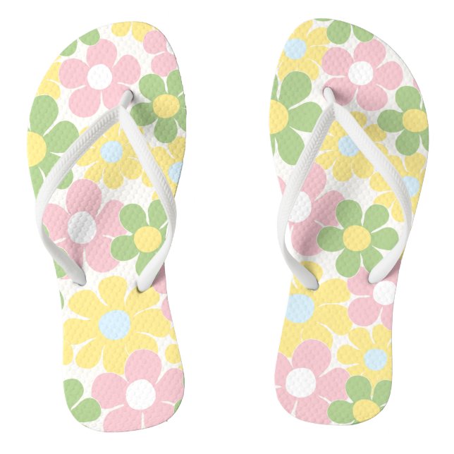 Flower Power Thongs (Footbed)