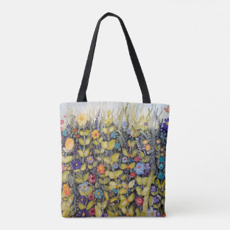 Flower power tote bag