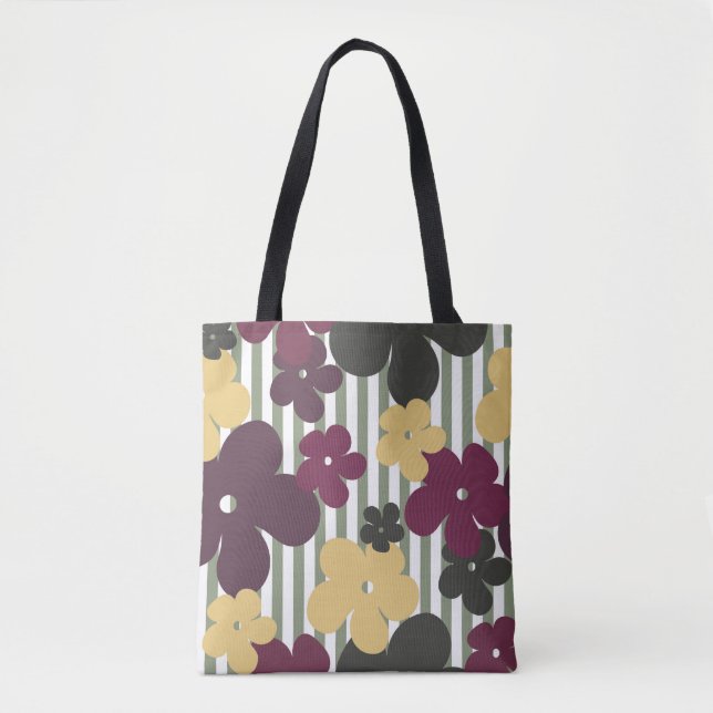 Flower Power  Tote Bag (Front)