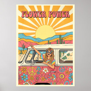 Flower Power V14 Poster