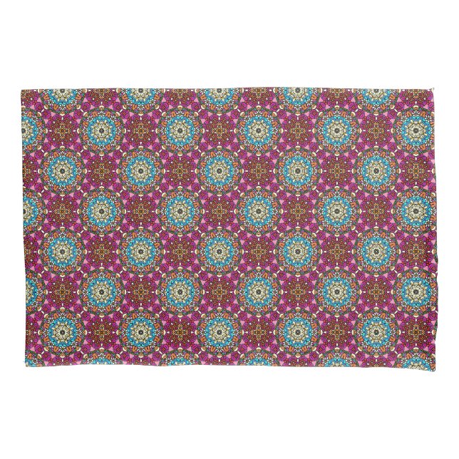Flower Power V Groovy Garden Pillowcase (Front)