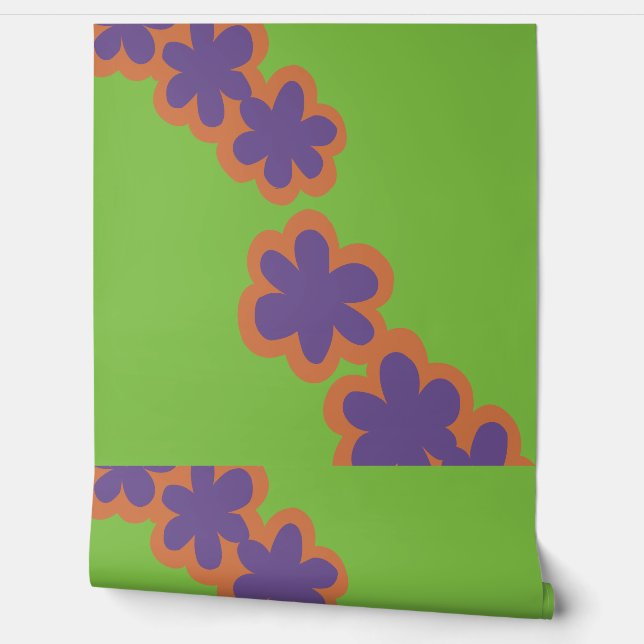 Flower Power Wall Paper (Unrolling)