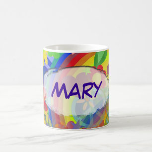 Flower Power & your name Coffee Mug