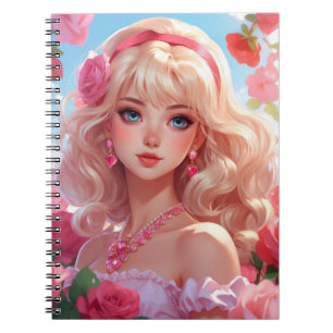 Flower princess  notebook