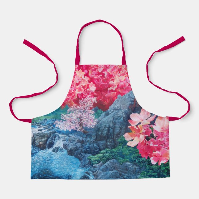 Flower Print Apron (Front)