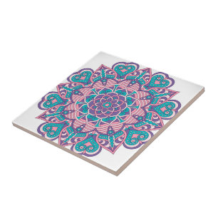 Flower Print Tile