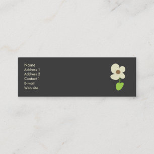 Flower Profile Card - Social Networking Card