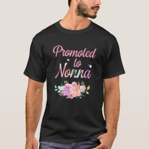 Flower Promoted To Nonna Est 2022 T-Shirt