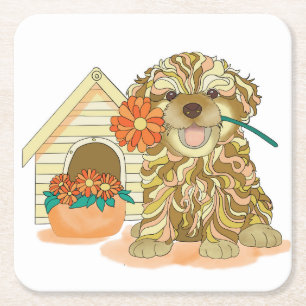 Flower Pup Coaster