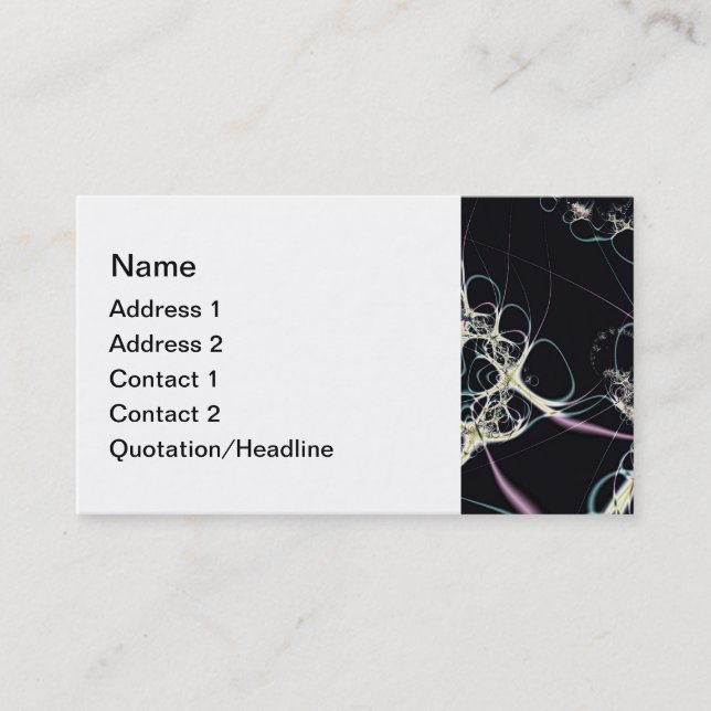Flower Queen Business Card (Front)
