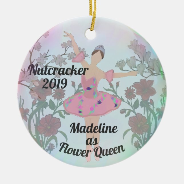 Flower Queen/Dew Drop Nutcracker Ornament (Front)