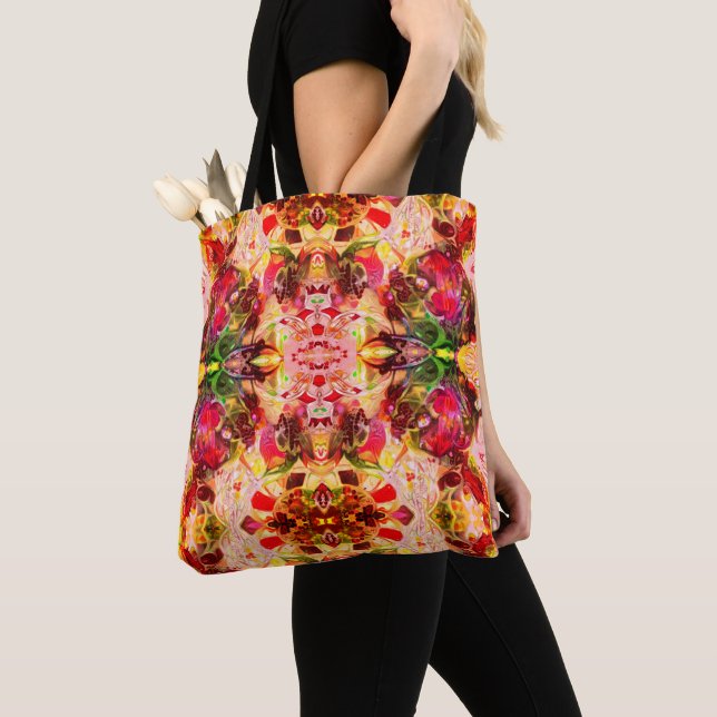 Flower Queen Tote Bag (Close Up)