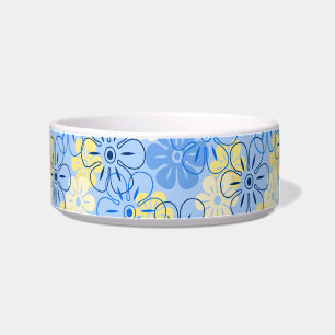 Flower Rain Hawaiian Pet Bowls