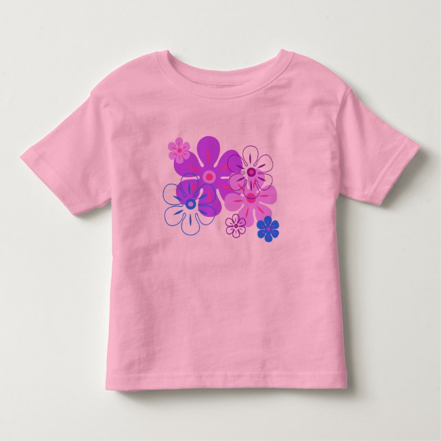 Flower Rain Toddlers & Infants T-Shirts (Front)
