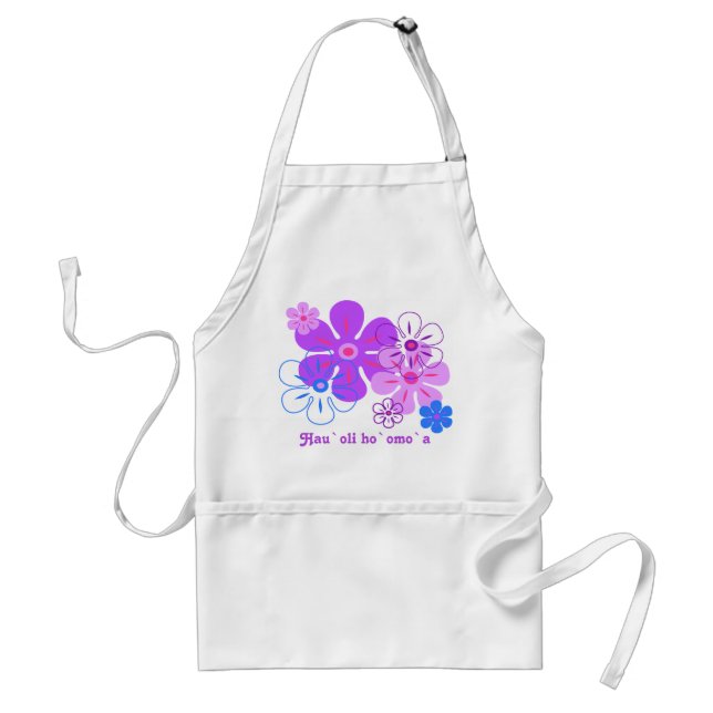 Flower Rain Tropical Chef's Aprons (Front)