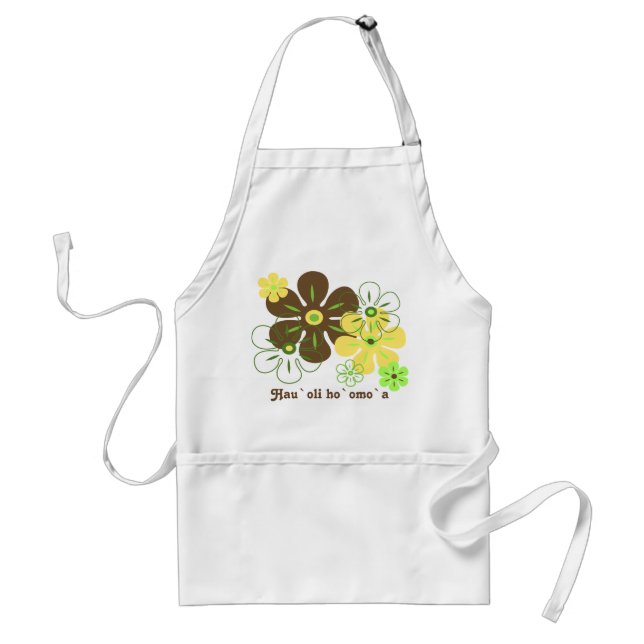 Flower Rain Tropical Chef's Aprons (Front)
