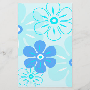 Flower Rain Tropical Stationary Stationery