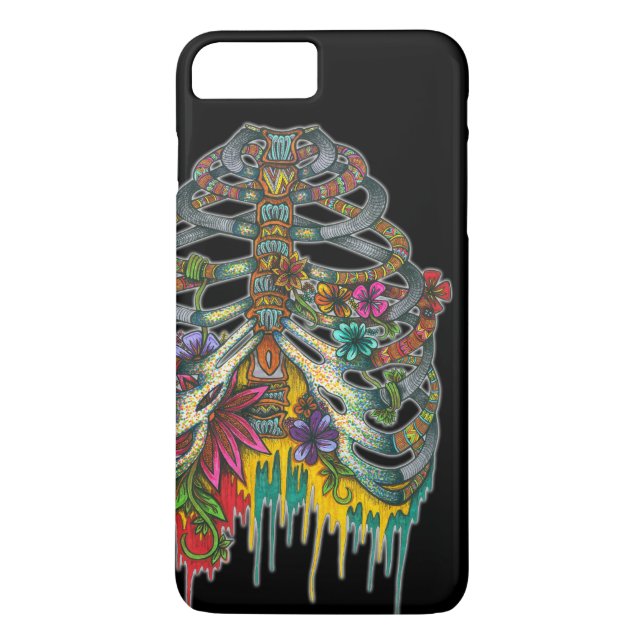 Flower Rib Cage Case-Mate iPhone Case (Back)