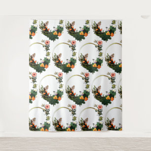 Flower rin g tapestry