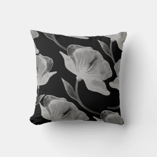 Flower rose illustration watercolor seamless patte cushion