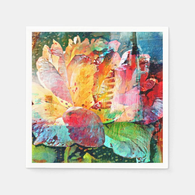 Flower Rose Napkin (Front)