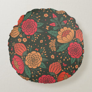 flower round cushion