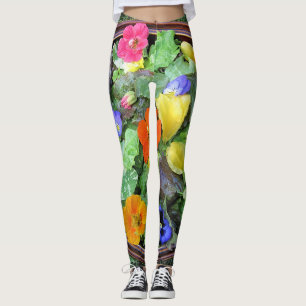 Flower Salad Bowl Leggings