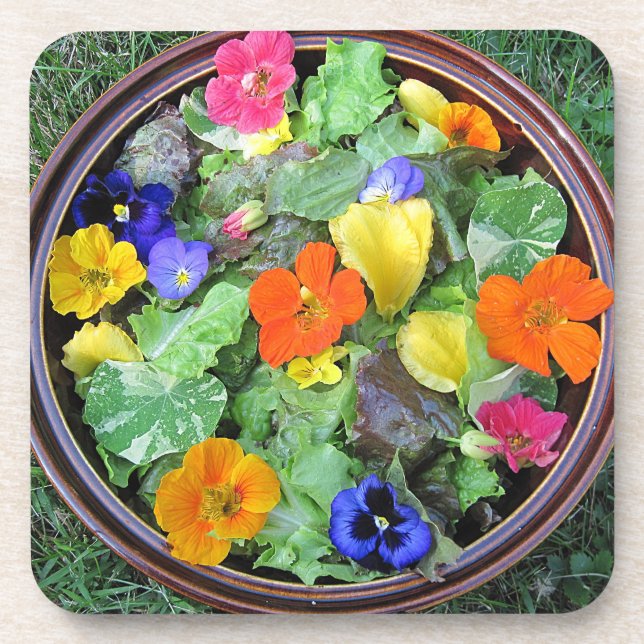Flower Salad Coaster (Front)