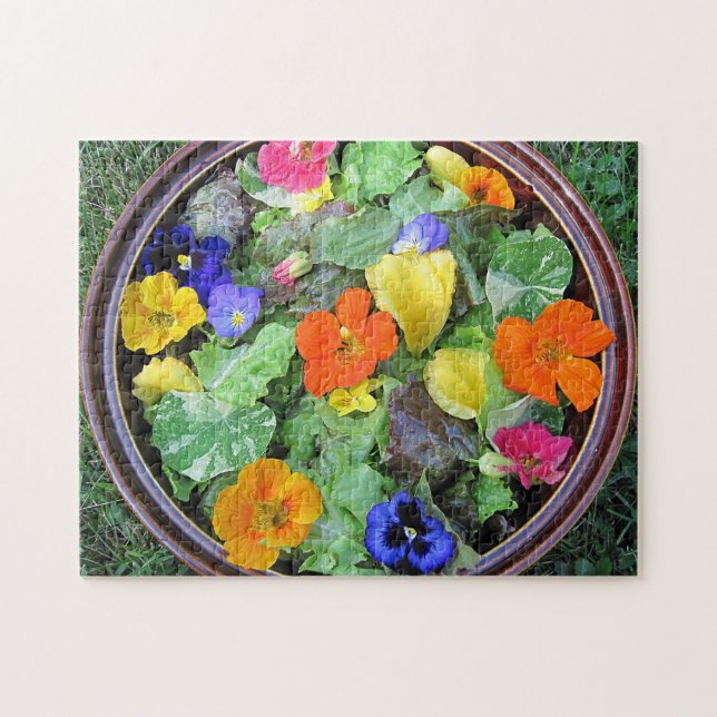 Flower Salad Puzzle (Horizontal)