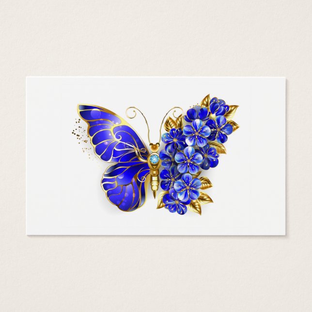 Flower Sapphire Butterfly (Front)