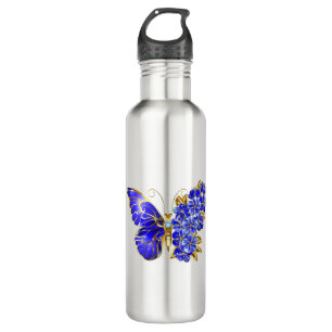 Flower Sapphire Butterfly 710 Ml Water Bottle