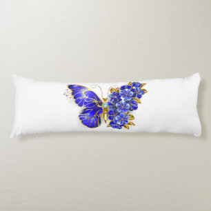 Flower Sapphire Butterfly Body Cushion
