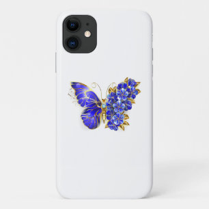Flower Sapphire Butterfly iPhone 11 Case