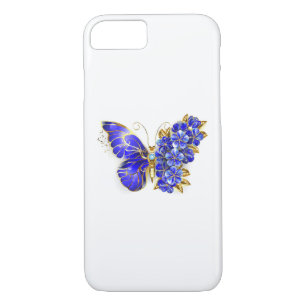 Flower Sapphire Butterfly iPhone 8/7 Case
