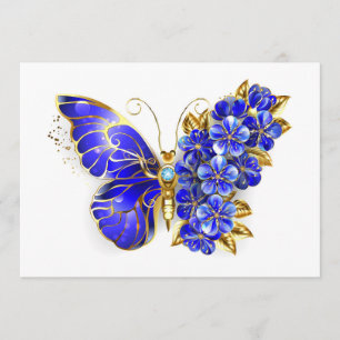 Flower Sapphire Butterfly Menu