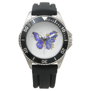 Flower Sapphire Butterfly Watch