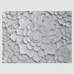 flower sculpture tissue paper