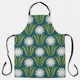 Flower seamless pattern design. Scandinavian style Apron
