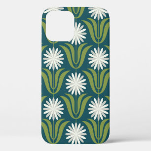 Flower seamless pattern design. Scandinavian style iPhone 12 Case