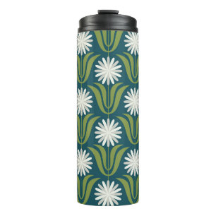Flower seamless pattern design. Scandinavian style Thermal Tumbler
