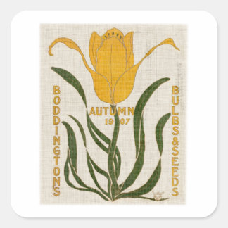 Flower Seed Packs I Square Sticker