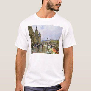 Flower Sellers by the Seine T-Shirt