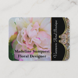 Flower Sense Beautiful Modern Professional Business Card