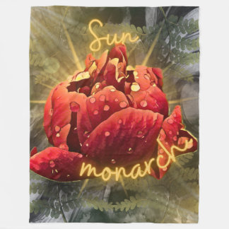 Flower Sherpa Blanket