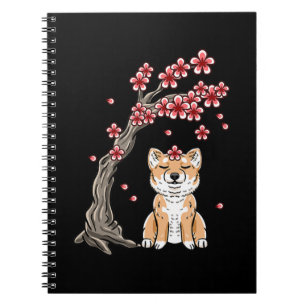 Flower shiba inu cute animal product notebook