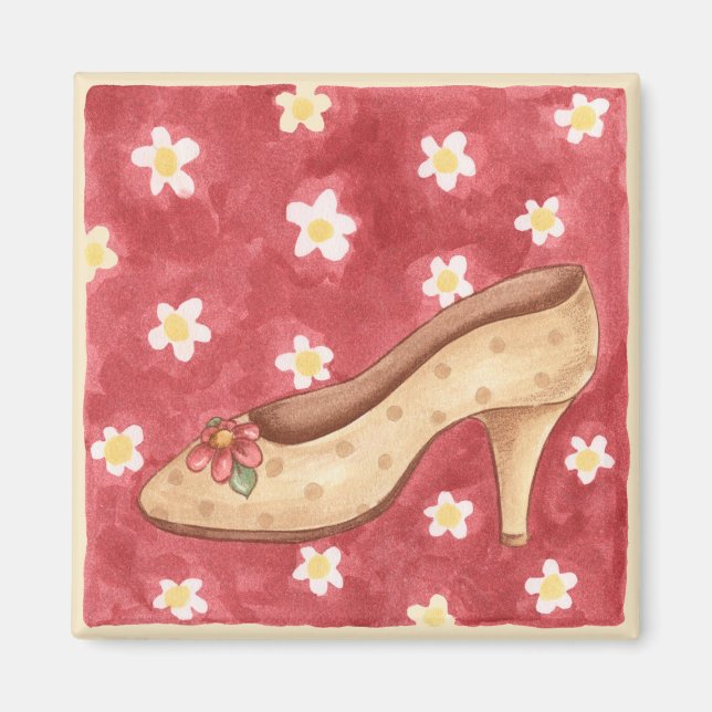 Flower Shoe - Magnet (Front)
